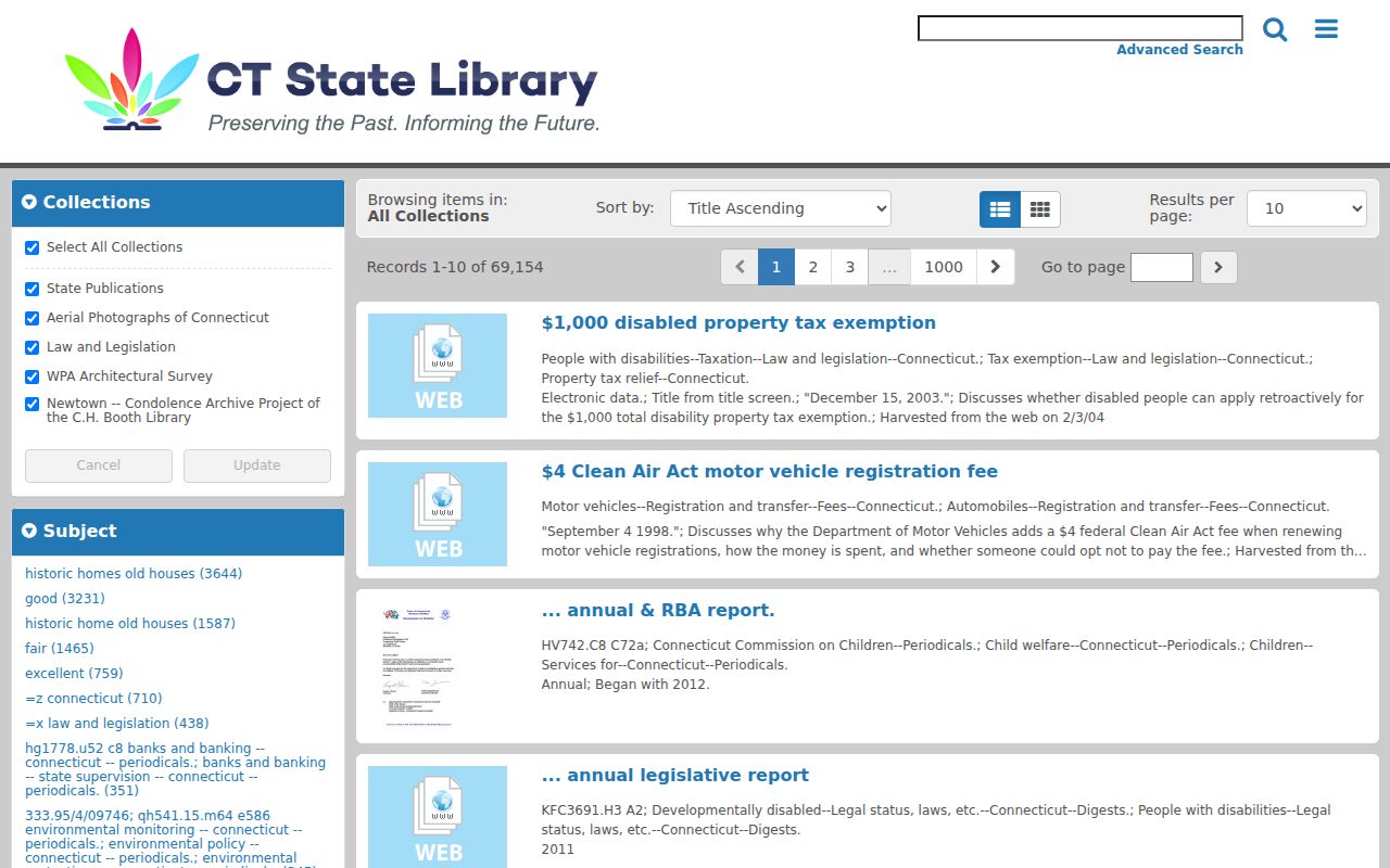 Bristol city directory Connecticut State Library digital search