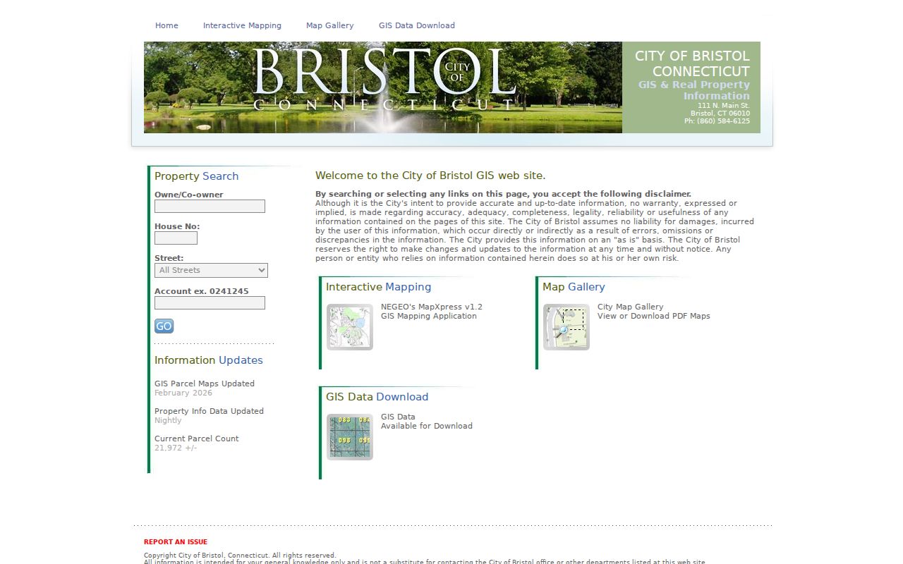 Bristol residents directory GIS property search