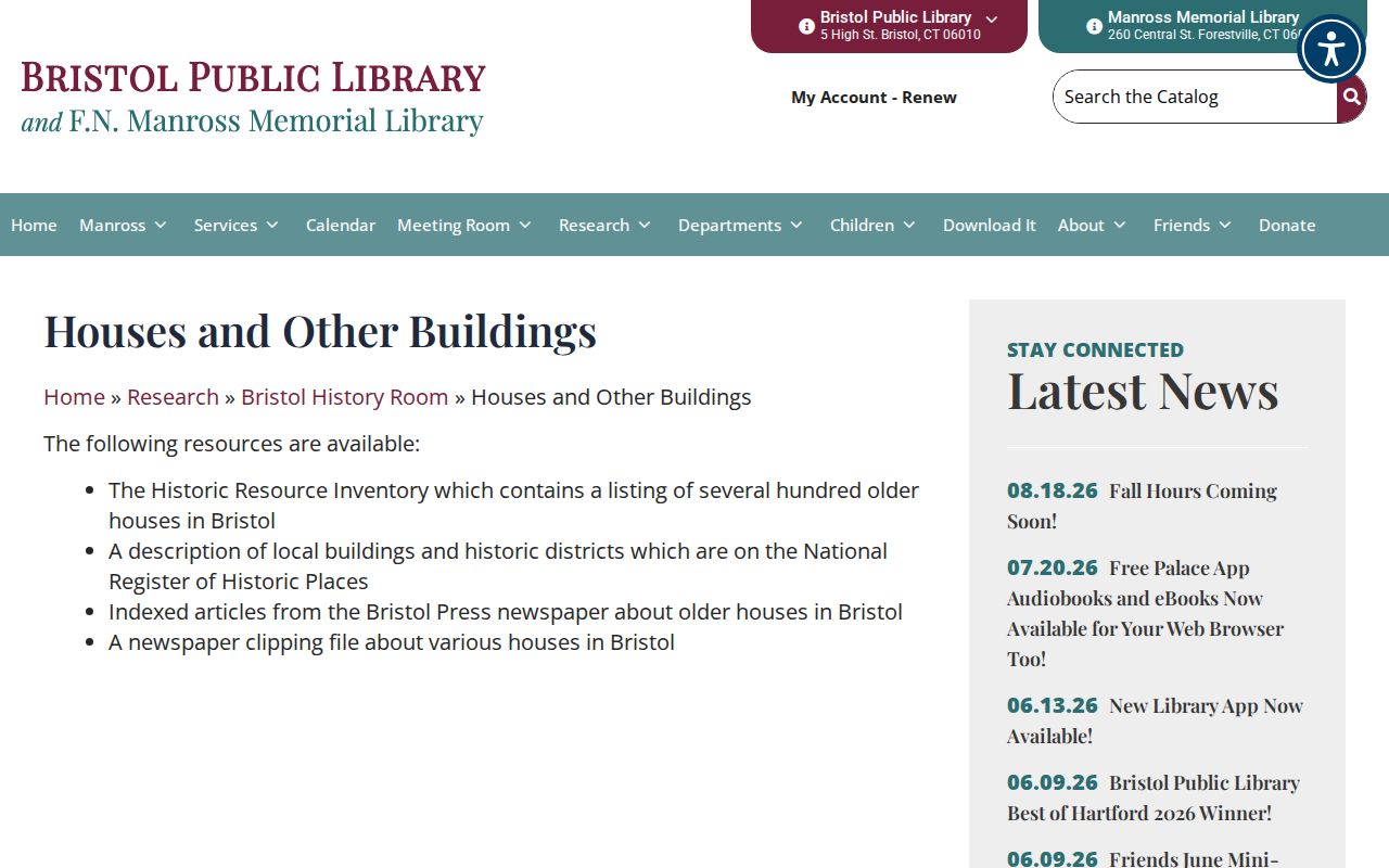 Bristol previous residents house history and historic building guide